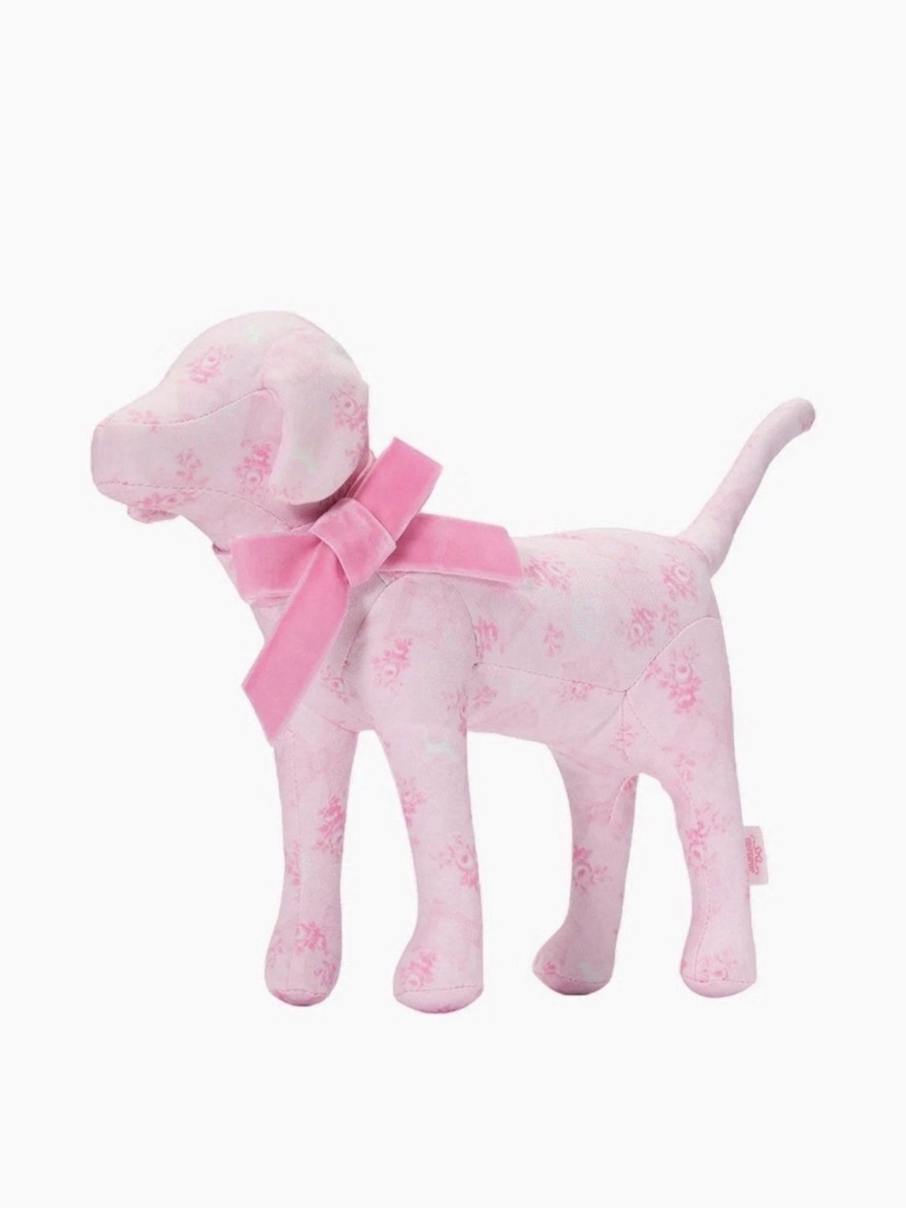 Victoria's Secret PINK x LoveShackFancy floral plush dog